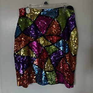 Vintage Sequin Skirt